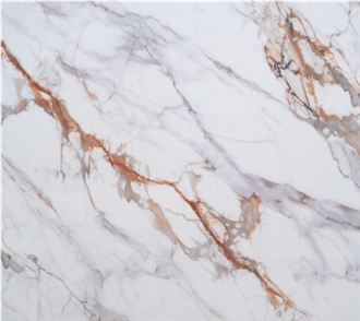 R8002 Printed White Quartz Slabs