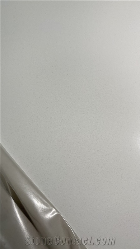 SD Super/Pure White Quartz Slabs Basic Color