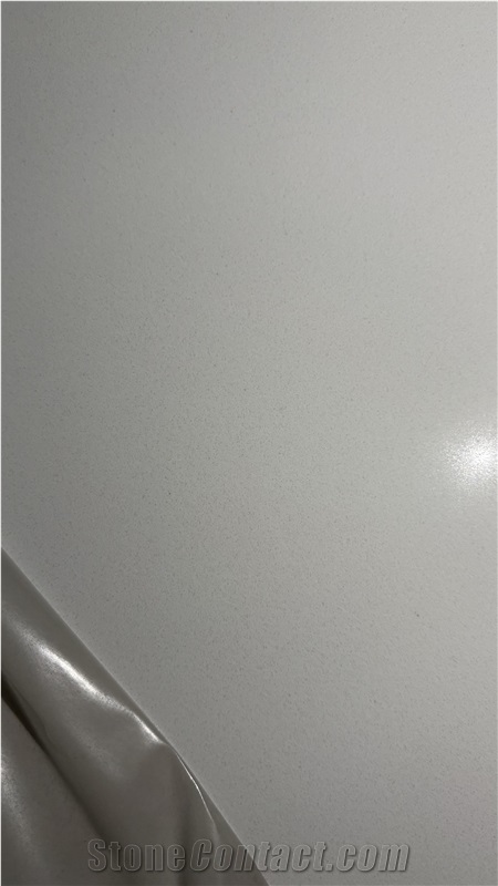 SD Super/Pure White Quartz Slabs Basic Color