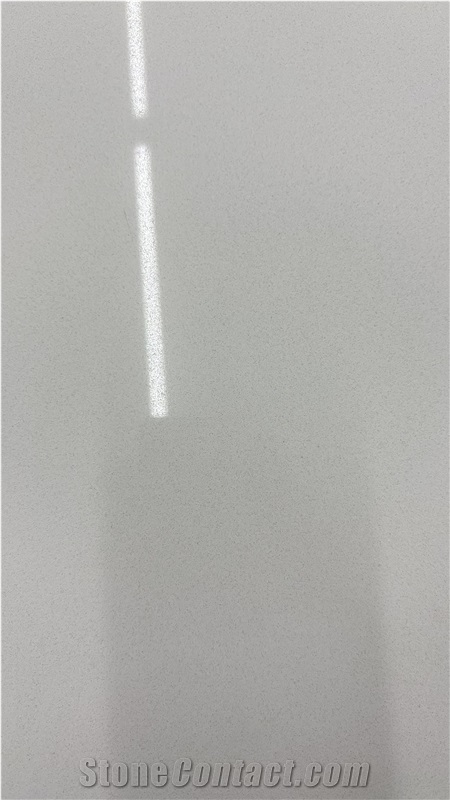 SD Super/Pure White Quartz Slabs Basic Color