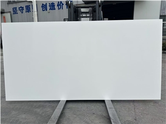 Super White Quartz Artificial Stone Slabs Engineered