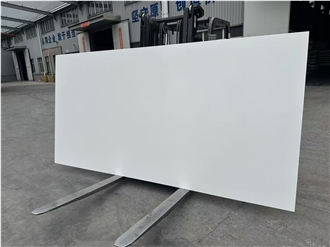 Super White Quartz Artificial Stone Slabs Engineered