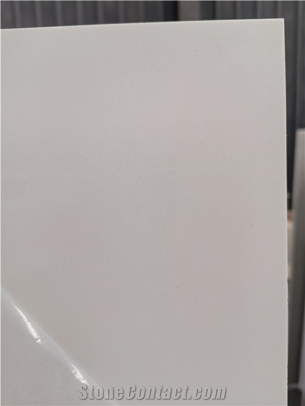 Super White Quartz Artificial Stone Slabs Engineered