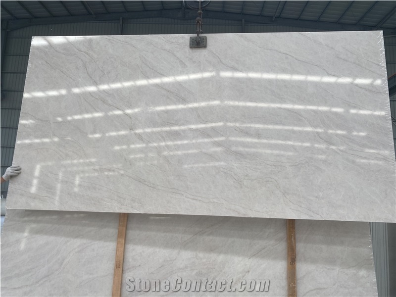 Taj Mahal 3D Printed Quartz Slab Engineered Stone