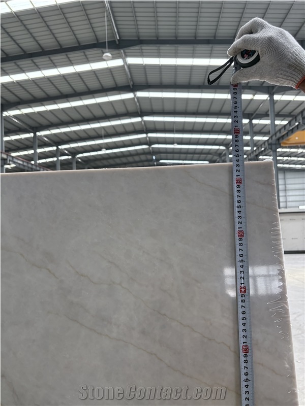 Taj Mahal 3D Printed Quartz Slab Engineered Stone