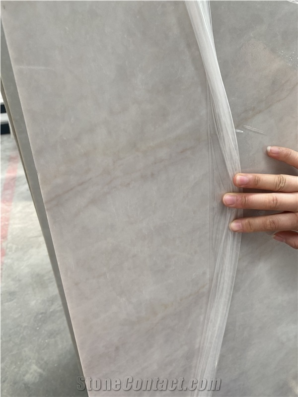 Taj Mahal 3D Printed Quartz Slab Engineered Stone
