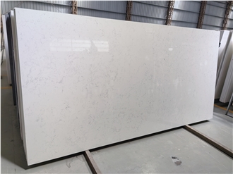 White Carrara Quartz Slabs With Top Quality