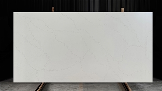 White Quartz Slabs AP305 Marble Veins