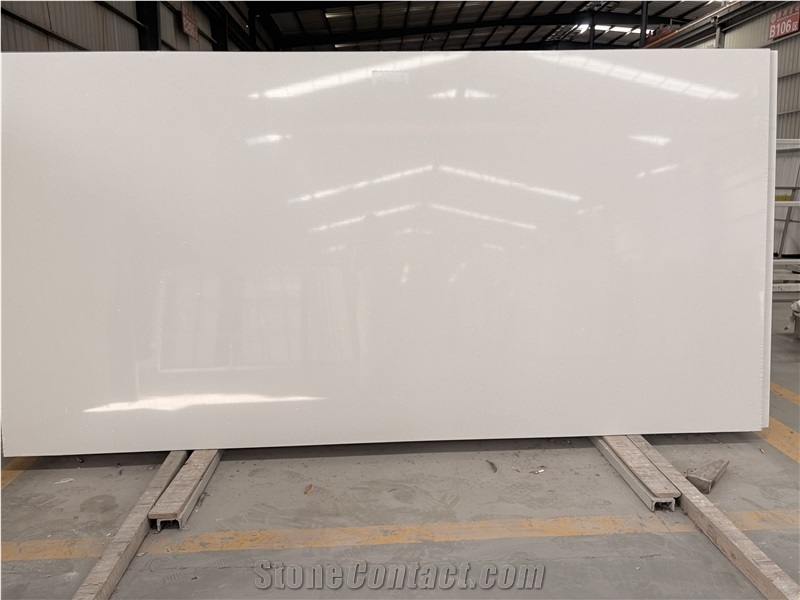 White Spark Stellar Quartz Slabs