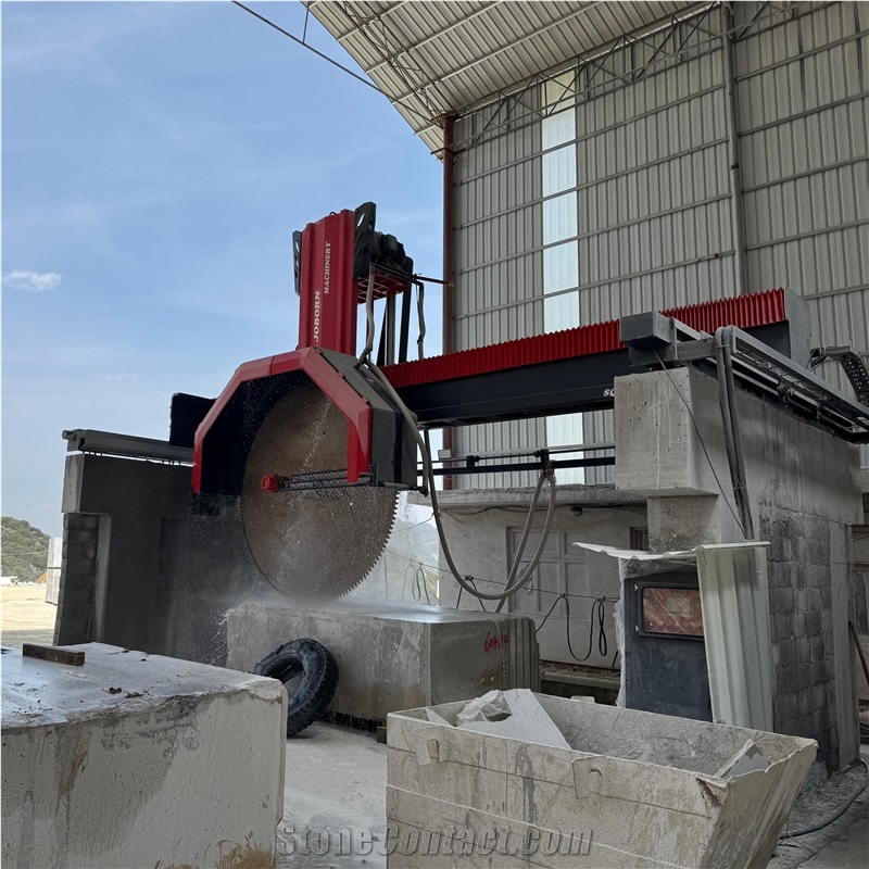 Giant Disc Bridge Saw Machine  For Cutting And Trimming Stone Blocks