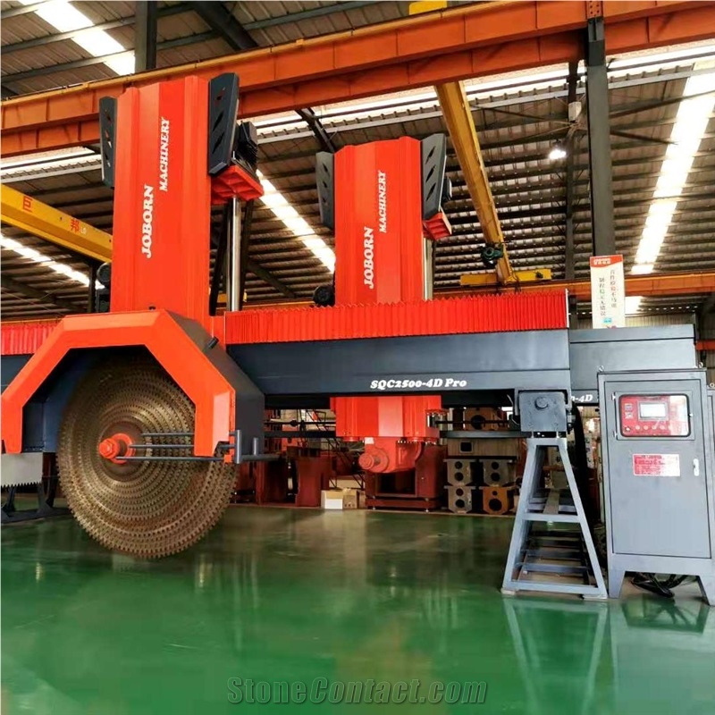 Multi Blade Giant Disc Saw Stone Block Cutting Machine (Max 18 Blades)