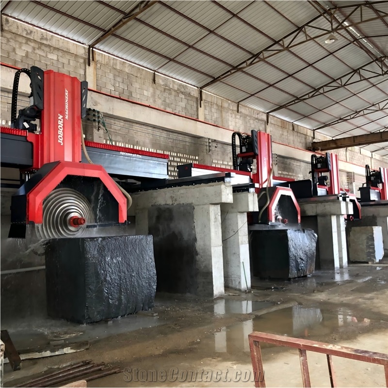 Multi Blade Giant Disc Saw Stone Block Cutting Machine (Max 18 Blades)