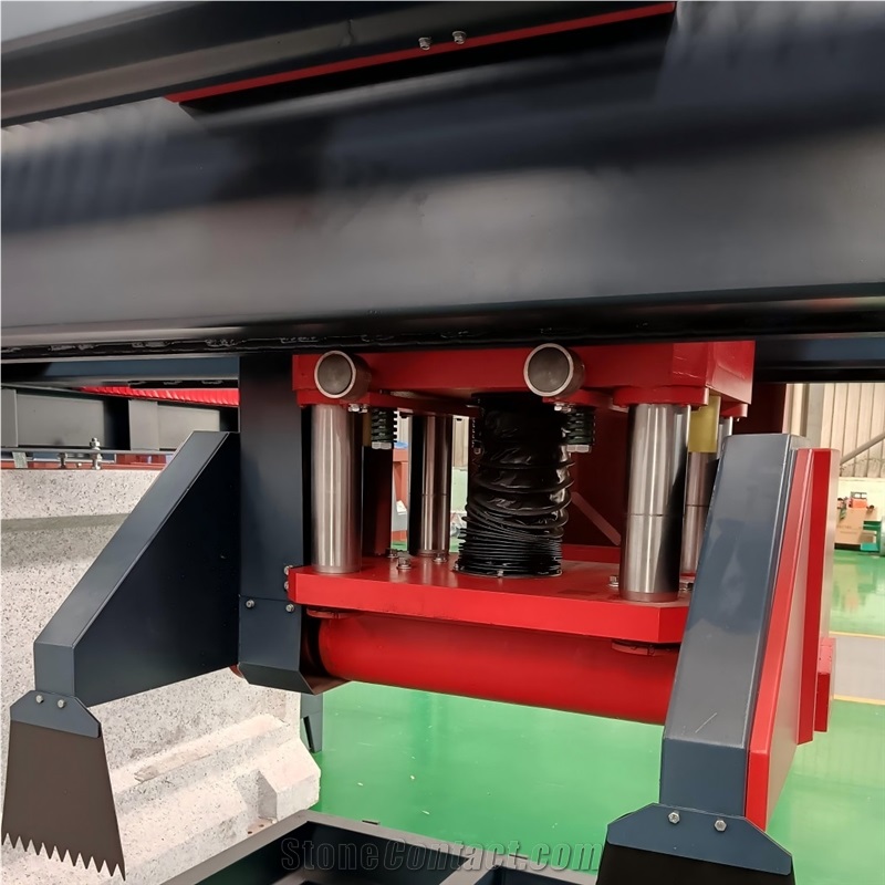 Two Heads Four Blades CNC Bridge Saw Stone Profiling Molding Machine
