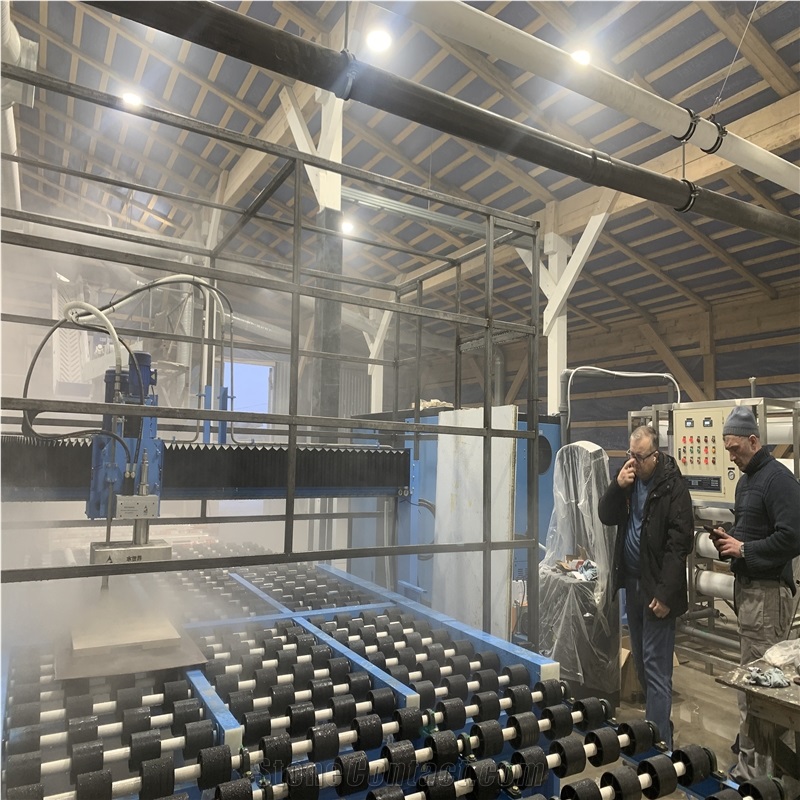 1500 Bar Hydro Stone Texture Processing Water Blast Machine