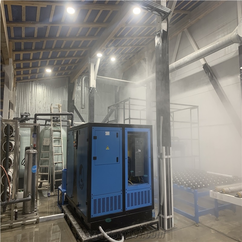 1500 Bar Hydro Stone Texture Processing Water Blast Machine