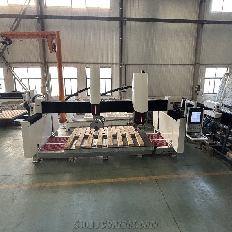 Cutting And Edging CNC Work Center Industrial Stone Cutting Machine