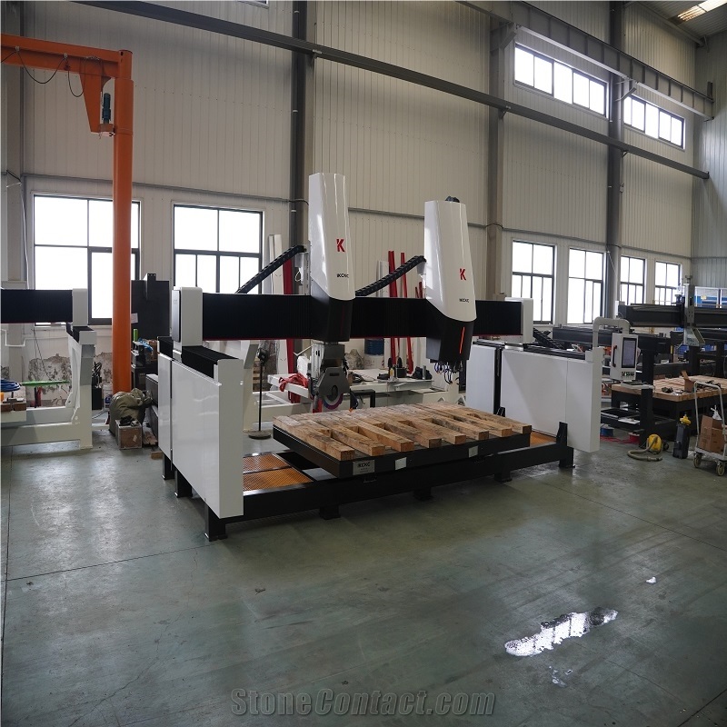 Cutting And Edging CNC Work Center Industrial Stone Cutting Machine