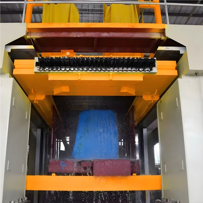 Battle-Proven Multi Blade Gang Saw For Marble Block Cutting