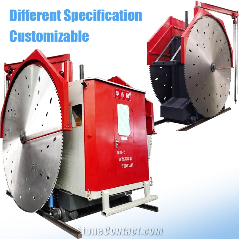 High-Efficiency Double Blade Granite Quarrying Machine /Stone Mining Cutter