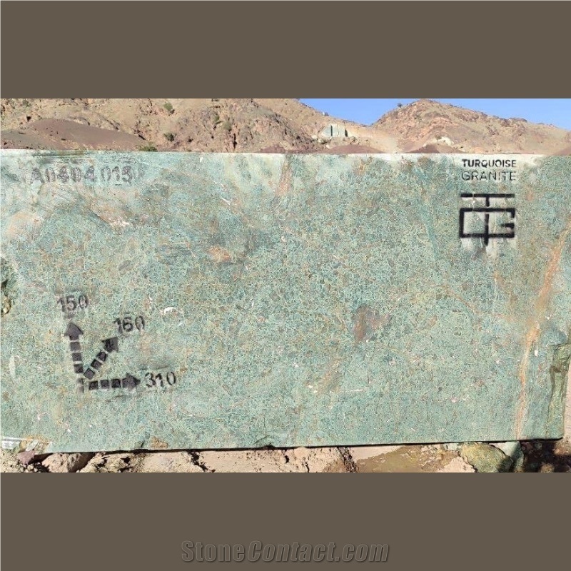 Turquoise Granite Firoozeh Granite Blocks