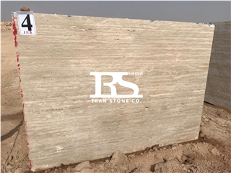 Super Light Beige Travertine Blocks