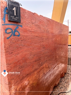 Red Travertine  Blocks