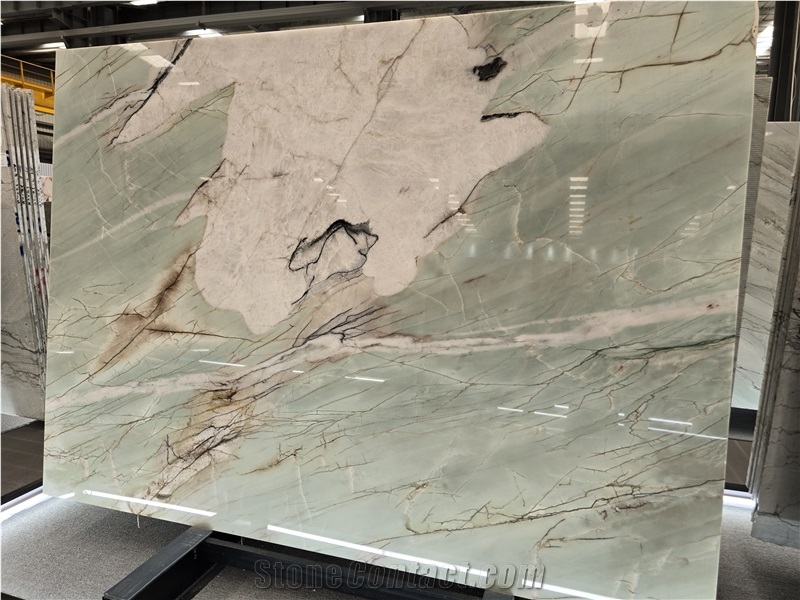 Beautiful Cristallo Tiffany Quartzite Slabs Tiles