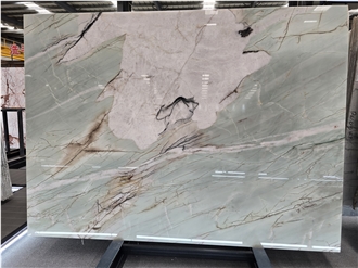 Beautiful Cristallo Tiffany Quartzite Slabs Tiles