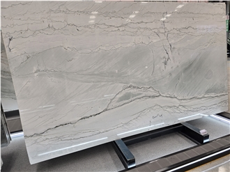 Brazil White Santorini Quartzite  Slabs