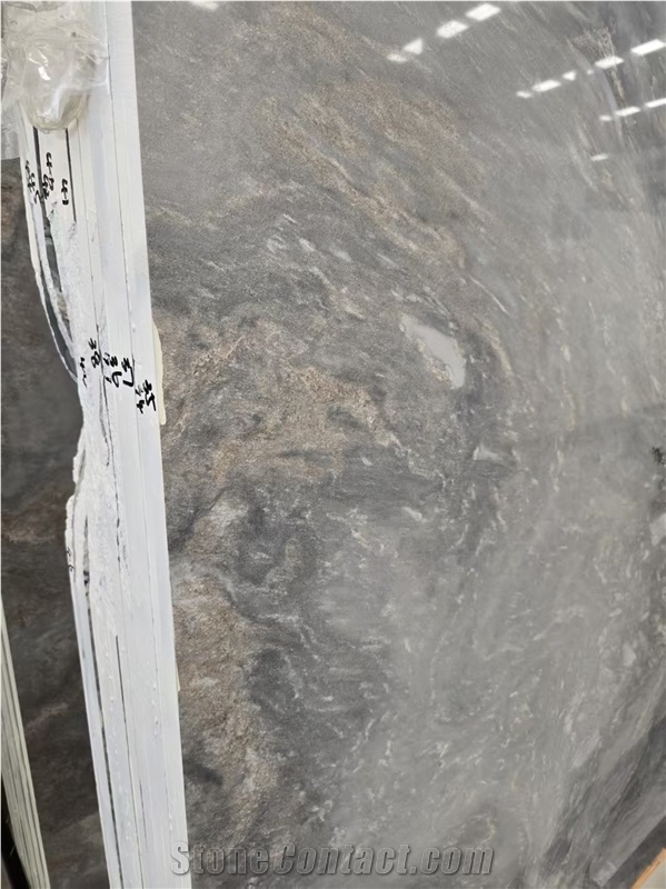 Italy Palissandro Chiaro Marble Slabs Cross Cutting