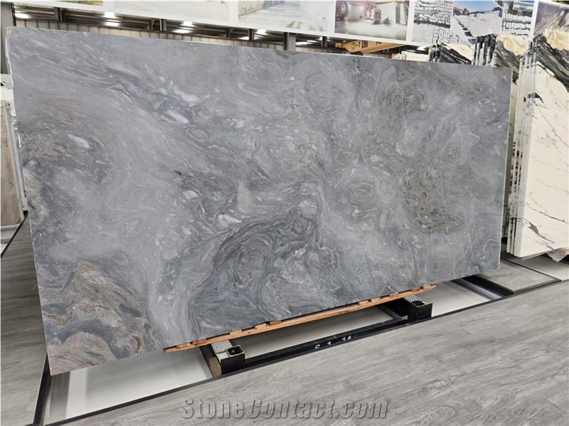 Italy Palissandro Chiaro Marble Slabs Cross Cutting