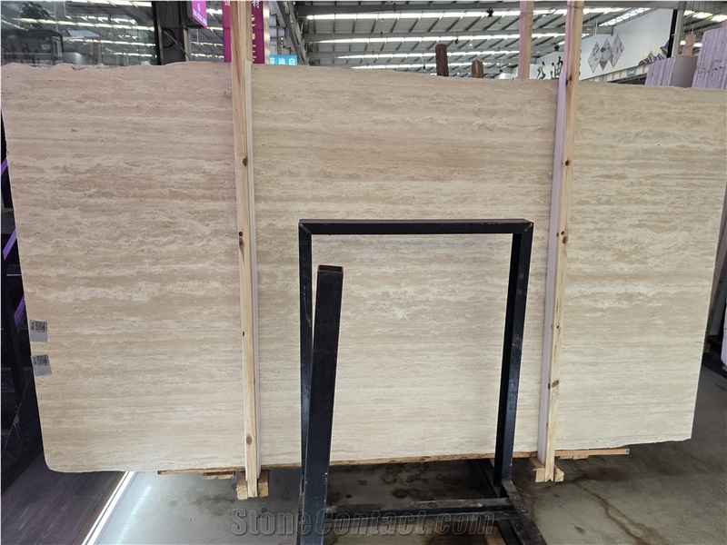 Turkey Classic Light Travertine  Slab Tiles