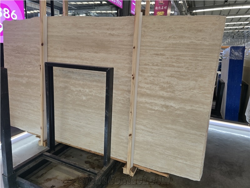 Turkey Classic Light Travertine  Slab Tiles