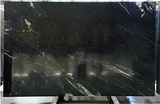 Brazilian Black Granite Big Slabs