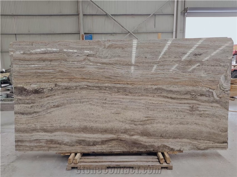 Iran Silver Travertine Slabs