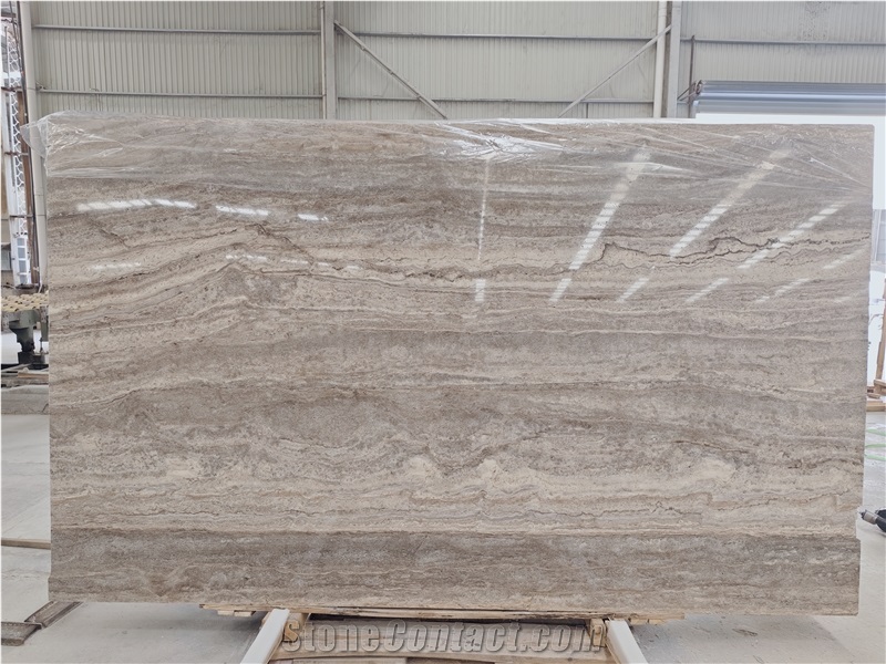 Iran Silver Travertine Slabs