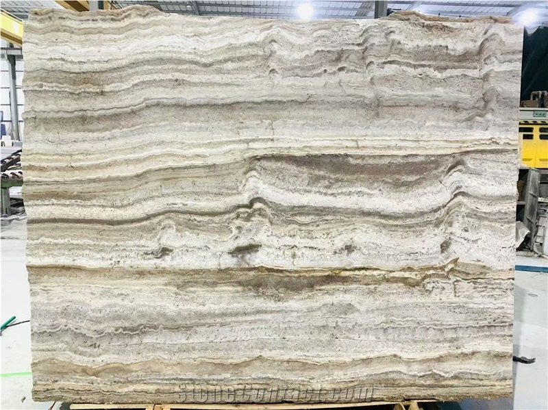 Iran Silver Travertine Slabs