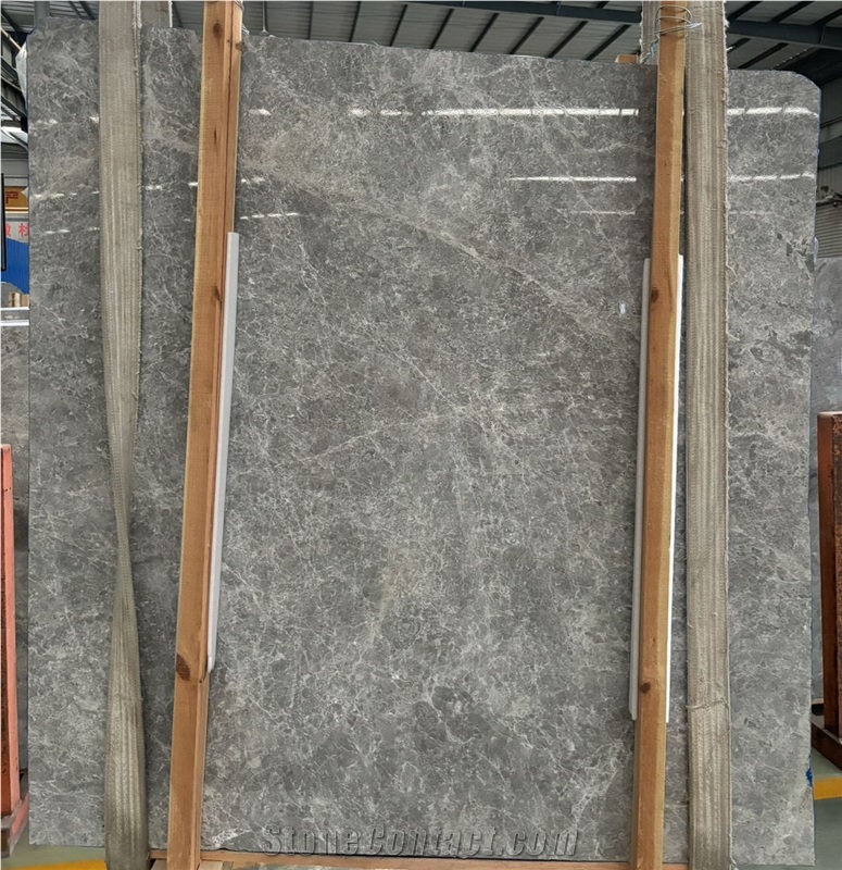 Turkish Tundra Grey Dark Marble Slabs Polished