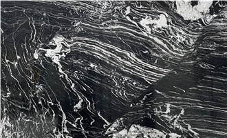 Galaxy Black Marble Slabs