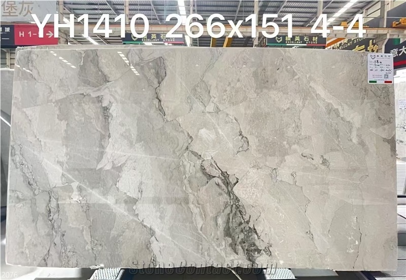 Camus Grey Marble Slabs Ice Grey White Stone Tile