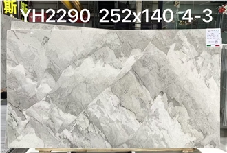 Camus Grey Marble Slabs Ice Grey White Stone Tile