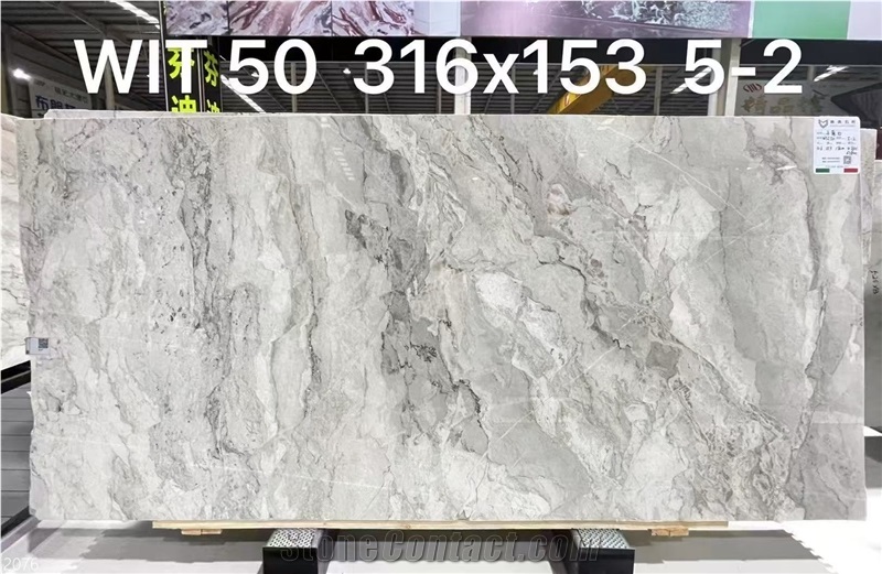 Camus Grey Marble Slabs Ice Grey White Stone Tile