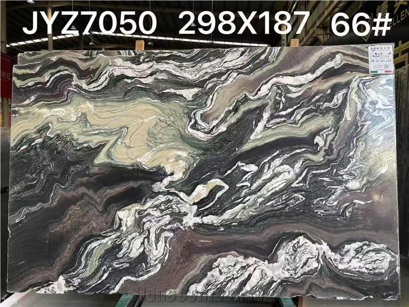 Explosion Blue Quartzite Slabs Purple Landscape Stone Tile