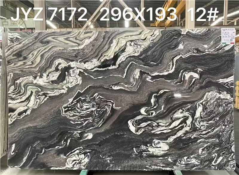 Explosion Blue Quartzite Slabs Purple Landscape Stone Tile