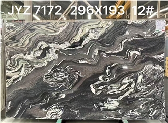 Explosion Blue Quartzite Slabs Purple Landscape Stone Tile