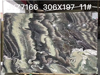 Explosion Blue Quartzite Slabs Purple Landscape Stone Tile