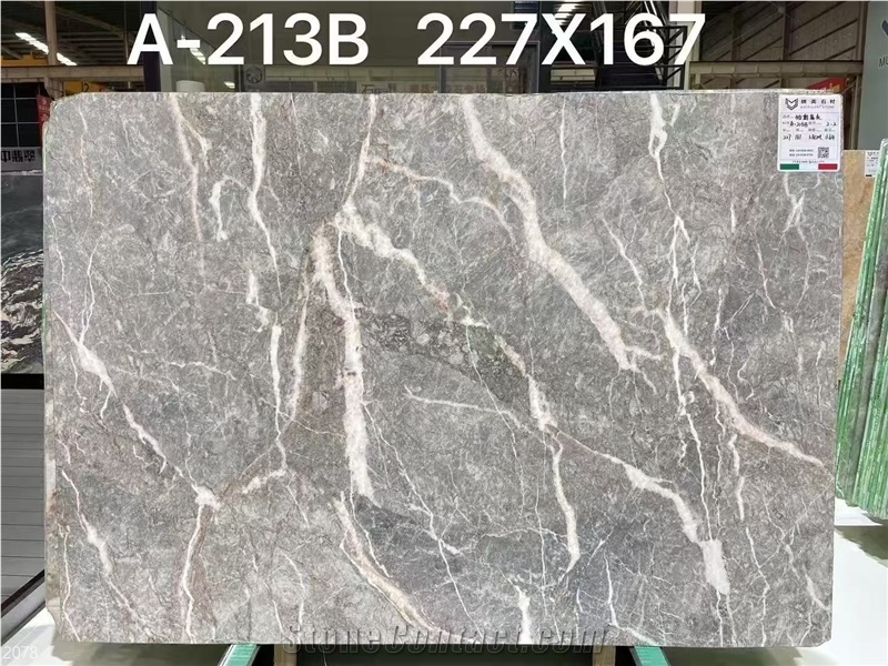 Fior Di Bosco Marble Slabs Marmi Etruscan Grey Stone Tile