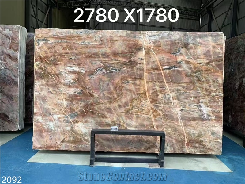Red Louis Agate Marble Slabs