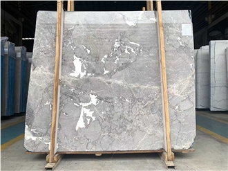 Athena Gray Marble Slabs Polished