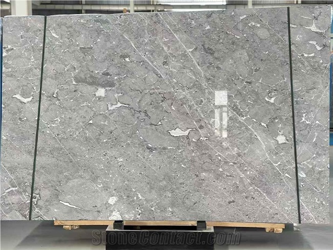 Athena Gray Marble Slabs Polished